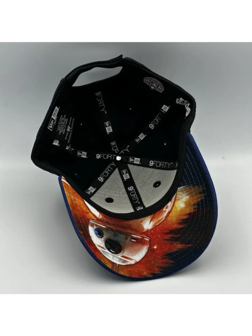 Whitecaps Star Wars Youth Hat BB-8 New Era 9FORTY Black Blue Adjustable Cap